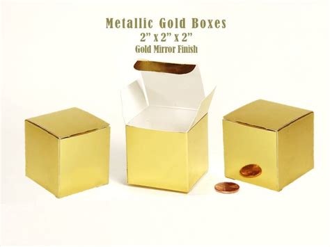 small metal gold cubes boxes|Amazon.com: Gold .